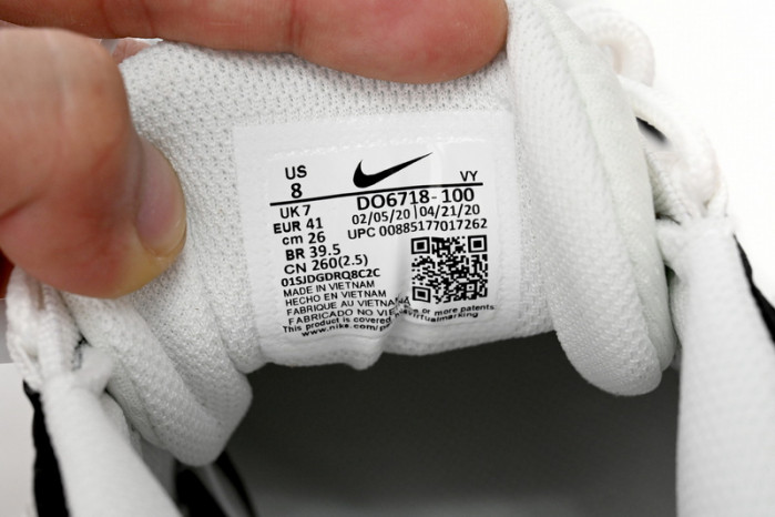 Nike Air More Uptempo White Black DO6718-100