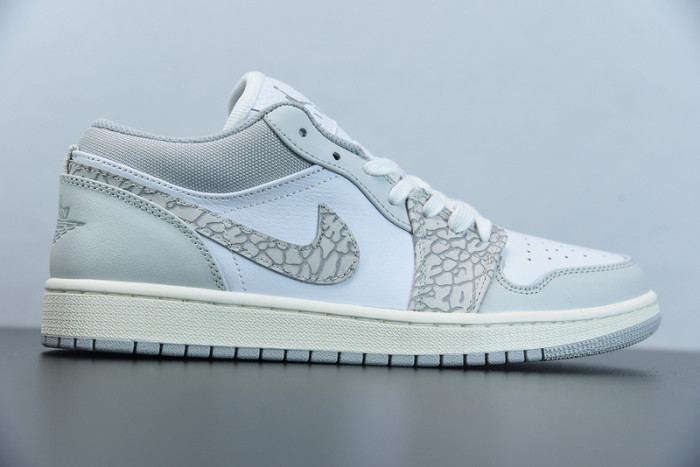 Air Jordan 1 Low PRM Smoke Grey Elephant DH4269-100