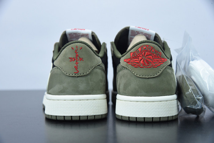 Travis Scott x Air Jordan 1 Low Dark Green CQ4277-008