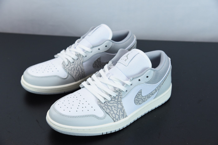 Air Jordan 1 Low PRM Smoke Grey Elephant DH4269-100