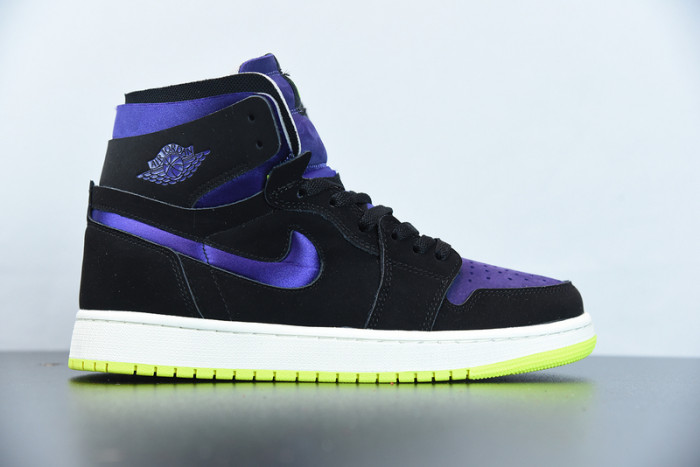 Air Jordan 1 High Zoom Air CMFT Black Court Purple Lemon Venom CT0979-001