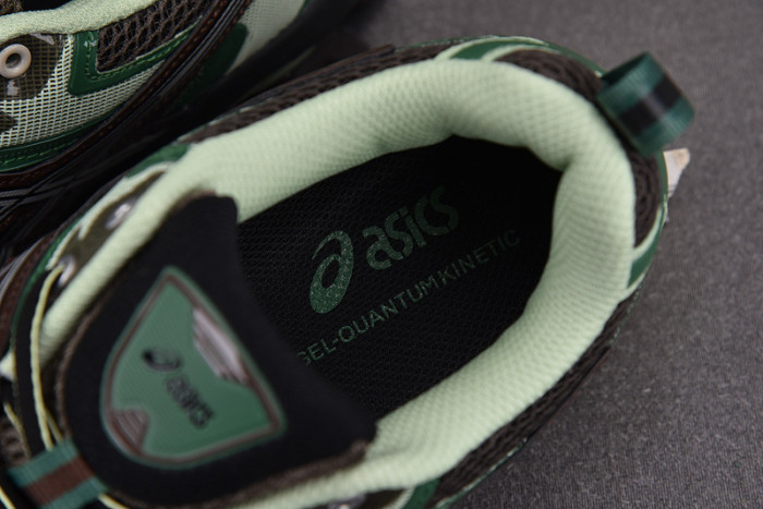 As*ic*s men gel-quantum kinetic dark sepia shamrock green 1203a270-251