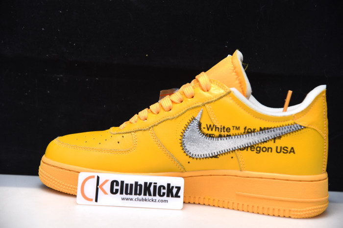 OFW x Nike Air Force 1 Low “University Gold” DD1876-700
